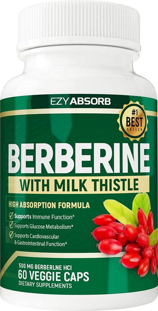 EzyAbsorb Gluten-Free Berberine 500mg