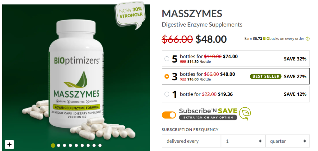 BiOptimizers Masszymes